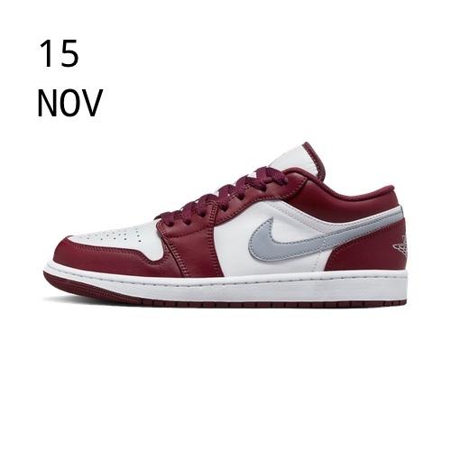 Nike Air Jordan 1 Low Bordeaux – AVAILABLE NOW