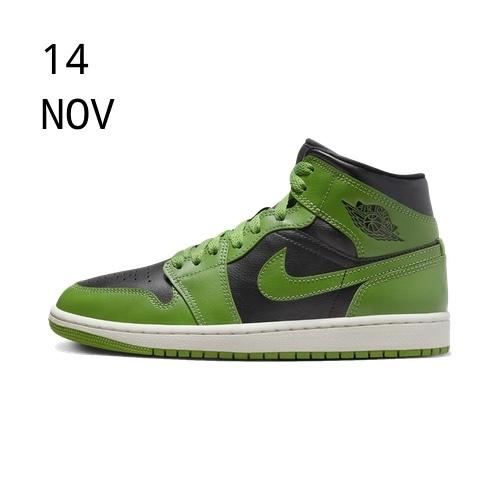 Nike Air Jordan 1 Mid Attitude Green &#8211; AVAILABLE NOW
