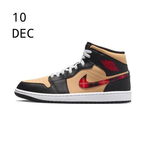 Nike Air Jordan 1 Mid Tartan Swoosh &#8211; AVAILABLE NOW