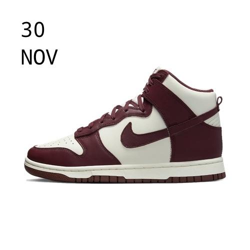 Nike Dunk High Burgundy Crush – AVAILABLE NOW
