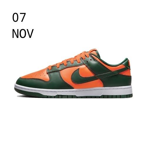 Nike Dunk Low Miami Hurricanes &#8211; AVAILABLE NOW