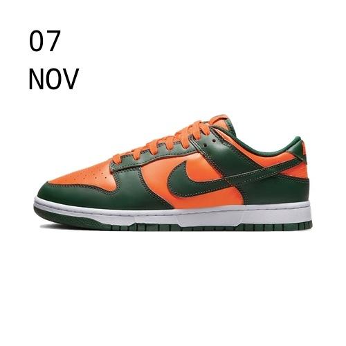 Nike Dunk Low Miami Hurricanes – AVAILABLE NOW