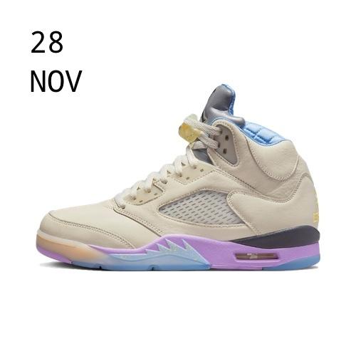 Nike x DJ Khaled Air Jordan 5 Sail &#8211; AVAILABLE NOW