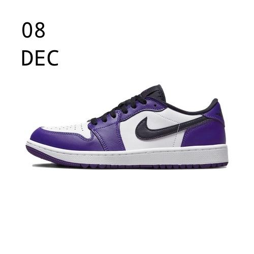 Nike Air Jordan 1 Low Golf Court Purple &#8211; available now