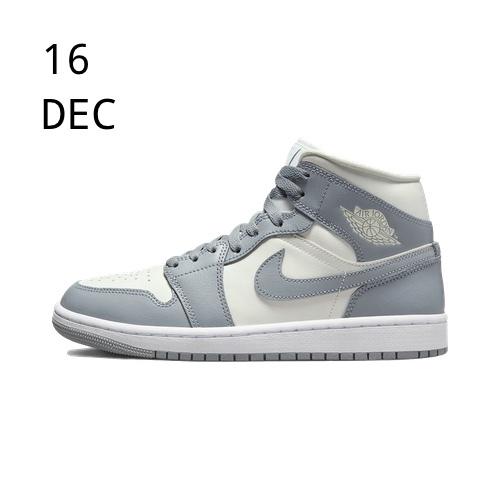 Nike Air Jordan 1 Mid WMNS Stealth – 16 DEC 2022