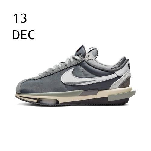 Nike x Sacai Zoom Cortez Iron Grey &#8211; AVAILABLE NOW