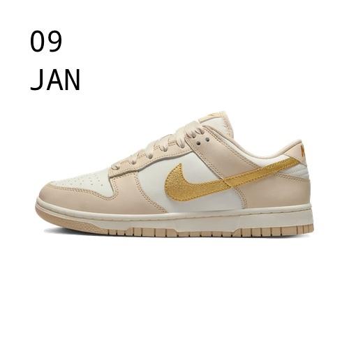 Nike Dunk Low Gold Swoosh &#8211; AVAILABLE NOW