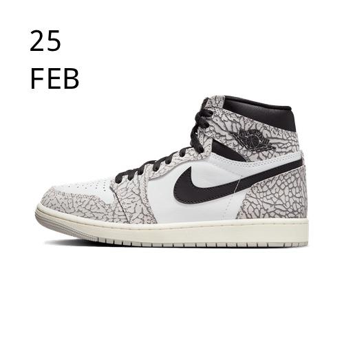 Nike Air Jordan 1 High OG White Elephant &#8211; AVAILABLE NOW