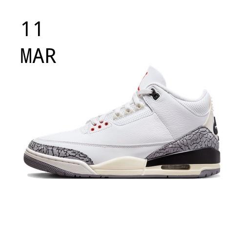Nike Air Jordan 3 White Cement Reimagined – available now