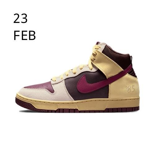 Nike Dunk High 1985 Valentines Day – available now