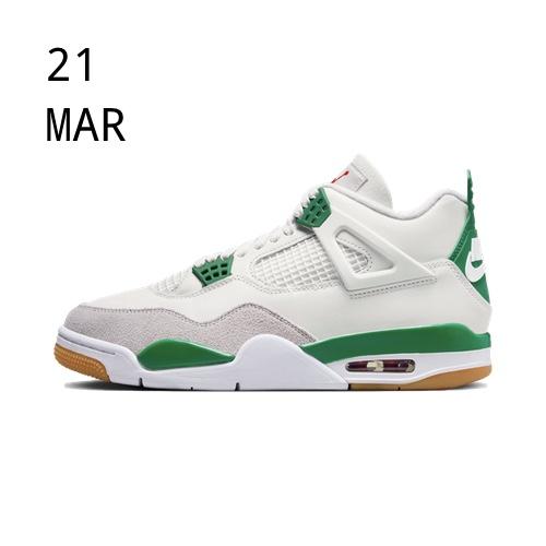 Nike SB x Air Jordan 4 Pine Green – available now