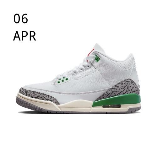 Nike Air Jordan 3 Lucky Green &#8211; Available now