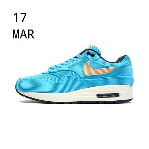 Nike Air Max 1 Cord Baltic blue &#8211; available now