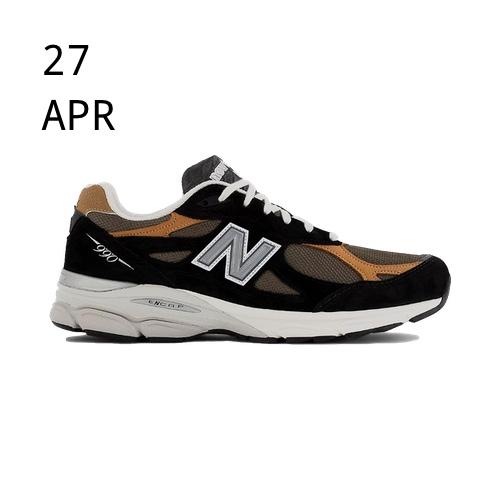 New Balance MADE in USA 990v3 Black Tan &#8211; AVAILABLE NOW