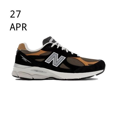 New Balance MADE in USA 990v3 Black Tan – AVAILABLE NOW