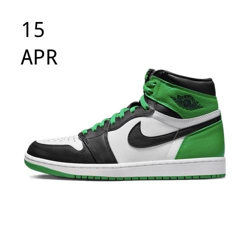 Nike Air Jordan 1 High OG Lucky Green &#8211; Available now