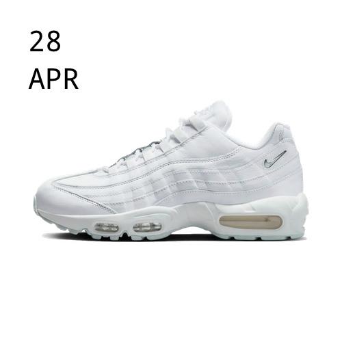 Nike Air Max 95 Triple White &#8211; available now