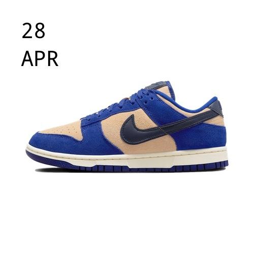 Nike Dunk Low Blue Suede &#8211; available now