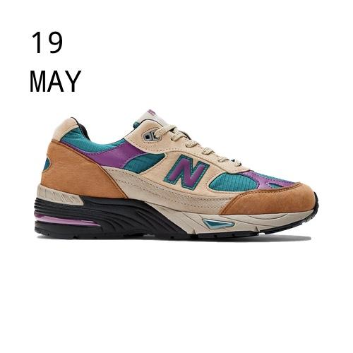 New Balance x Palace 991v1 MiUK Grape Juice – available now