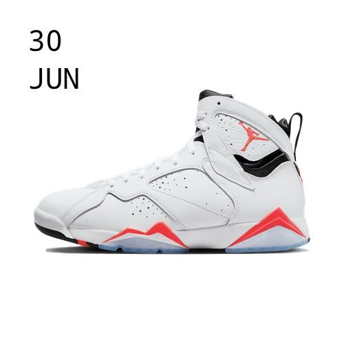 Nike Air Jordan 7 White Infrared – available now