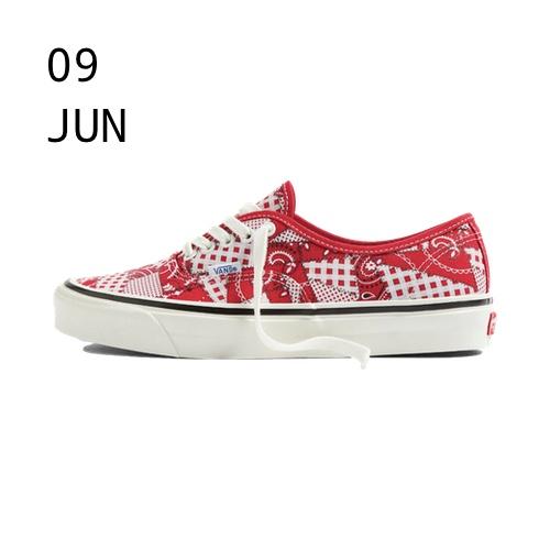 Vans Vault X WP UA Authentic 44 DX Racing Red – available now