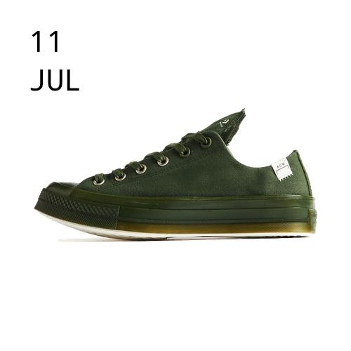 Converse x A Cold Wall Chuck Taylor 1970s OX Green – available now