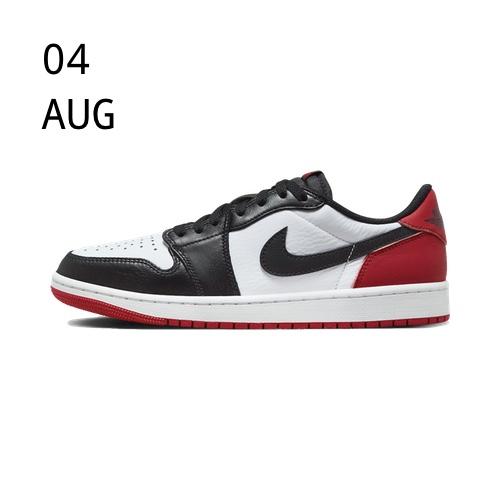 Nike Air Jordan 1 Low OG Black Toe &#8211; Available now